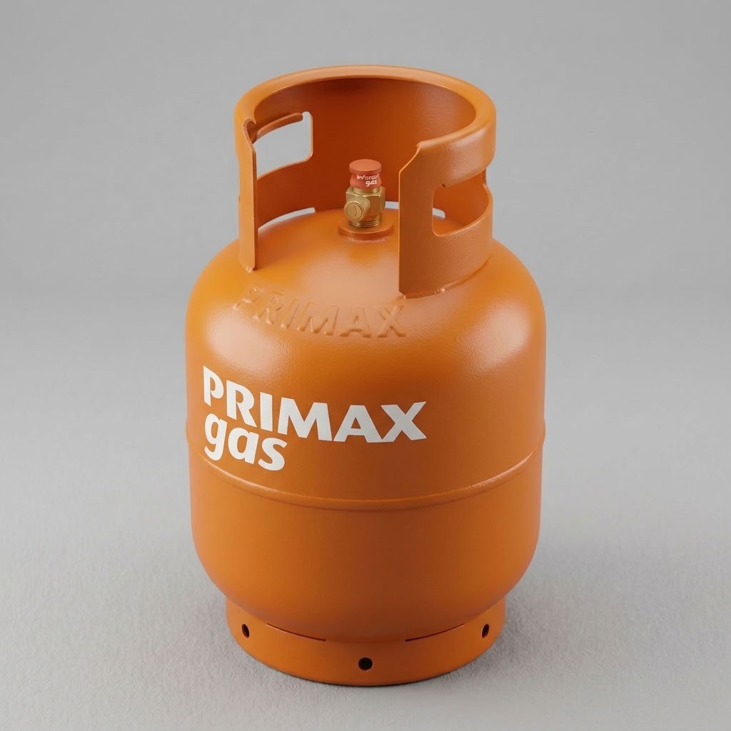 Balón Primax de 10 kg: vista de tres cuartos derecha