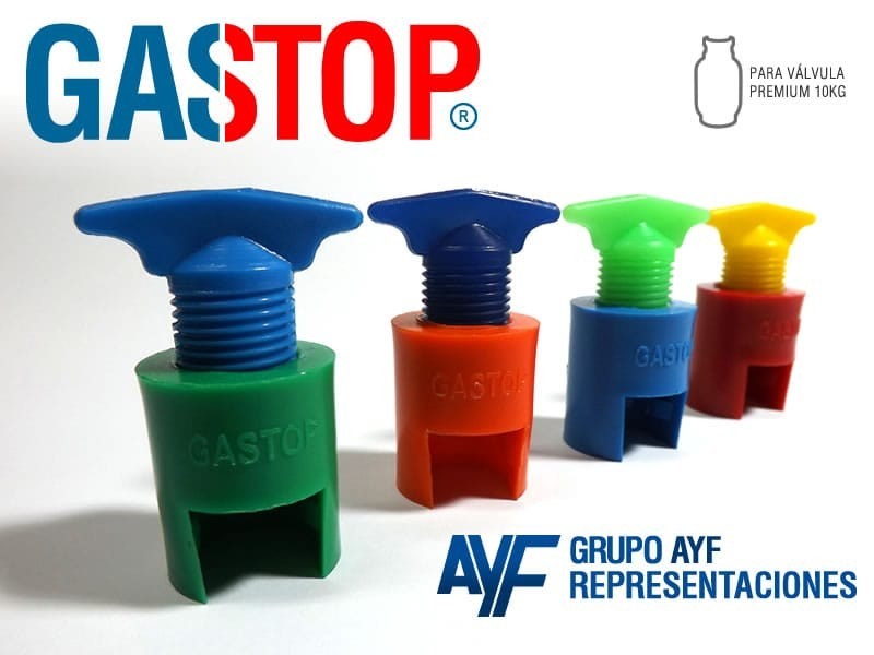 Tapones Gastop para válvulas de balones de gas
