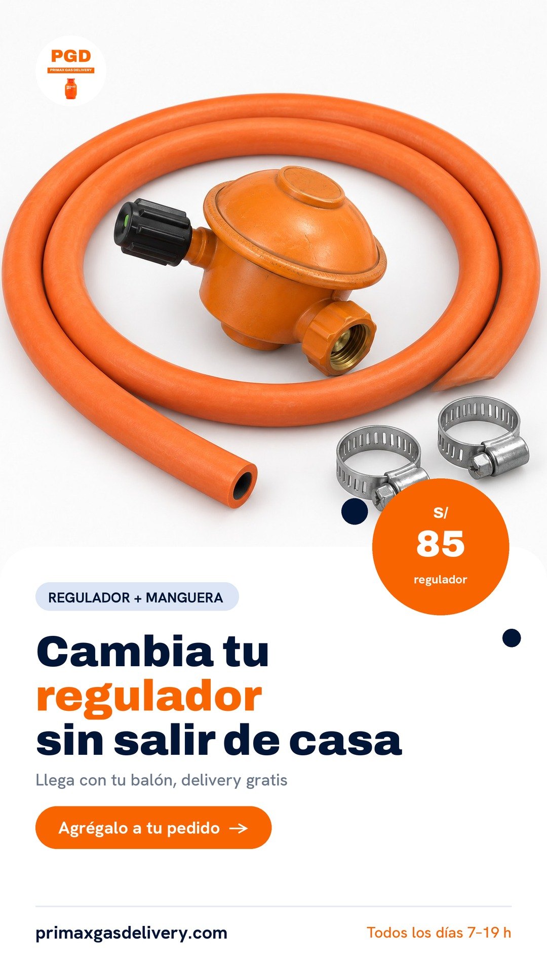 Volante de Regulador de gas